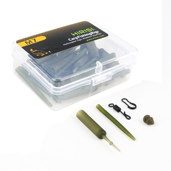 Hirisi Tackle 10 Sets Helicopter Rigs for Hair Rigs, Safety