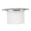 2 Inch Shower Head Adapter Wall Mounting Stainless Steel Water