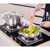 Heim Concept Cookware Set W-001 12-Piece Stainless Steel Pots and