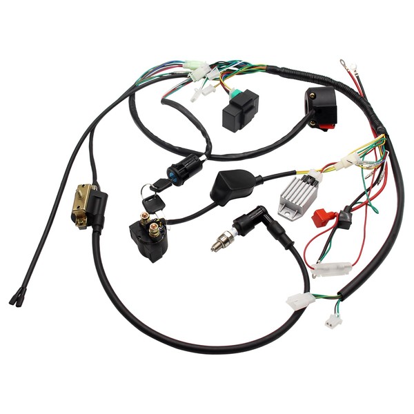CDI Wire Harness Loom Assembly Wiring Kit for 50cc 70cc