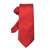 Classic Mens Solid Ties Formal Neck Tie for Business Wedding