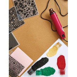 docrafts 1 oz Embossing Powder, Tinsel Green