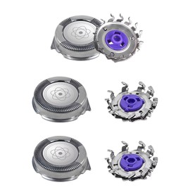 New DEARCOOL Replacement Heads Fit for Norelco Phi lips HQ8 Spectra Sensotec Precision 8892XL, 8894XL, 8895XL, 7800XL, 7800XLcc