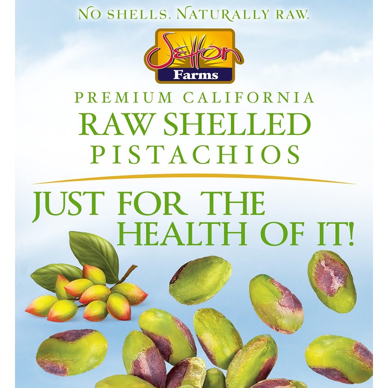 Setton Farms Naturally Raw Shelled Pistachios, No Shell, Non-GMO Project