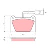 TRW GDB336 Brake Pads