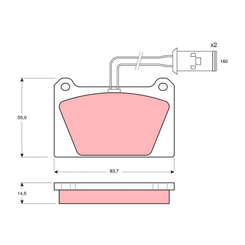 TRW GDB336 Brake Pads
