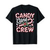 Candy Cane Crew Holiday Fun Christmas Season Peppermint T-Shirt