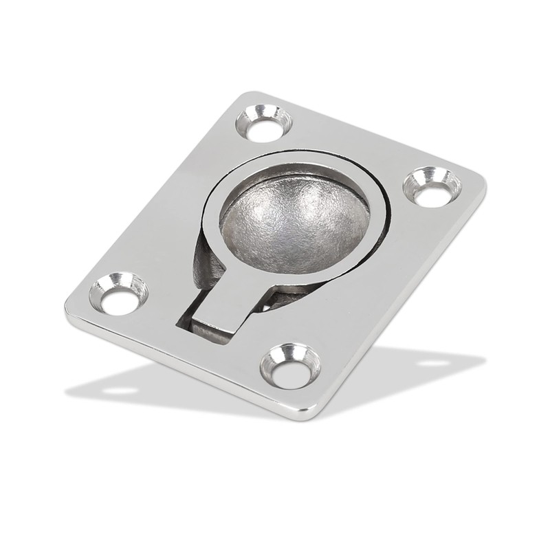 X AUTOHAUX 316 Stainless Steel 47x38mm Boat Floor Locker Hatch