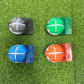 LM sports 4 Pack Golf Ball Line Liner Drawing Marking Alignment Putting Tool, Grey, Green, Blue and Red