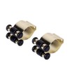 2 Pieces Billiards Snooker Cue Wall Mount Stick Holder Pool