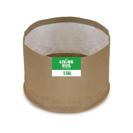 Sustainable Village Blumat Grow Bags - 5 Gallon Fabric Pots (5 Packs) for Plants - Breathable Waterproof Cloth Pots with MoistureLock Technology - Promotes Strong and Healthy Roots