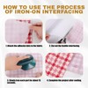 4 Meters Fusible Interfacing for Sewing Iron on Interfacing Medium