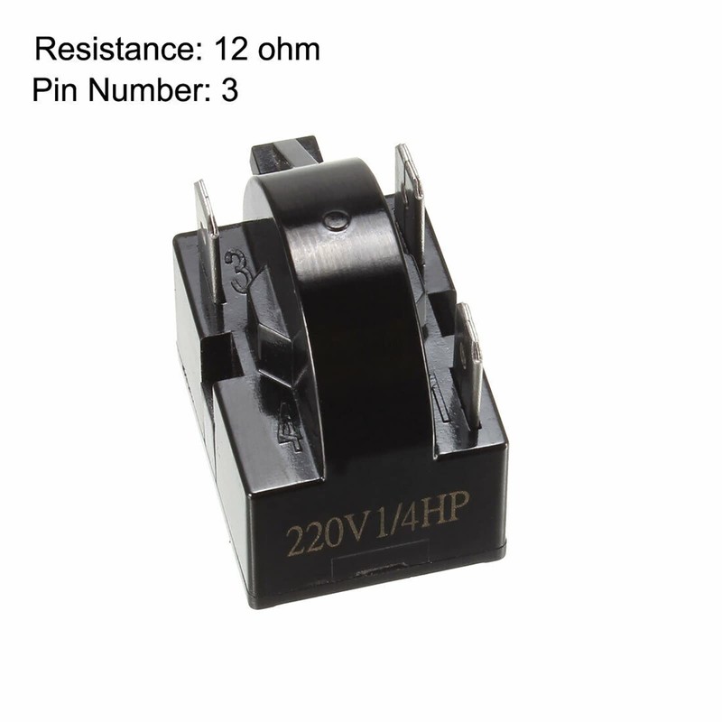 LICHIFIT PTC Starter Relay and Compressor Overload Protection for Refrigerators,