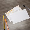 BAZIC Ruled Index Cards 3" X 5" 100 Count, White
