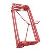 Exhivit Gancho Escalera Plegable De Alambre C/ Forro 10 Niv.
