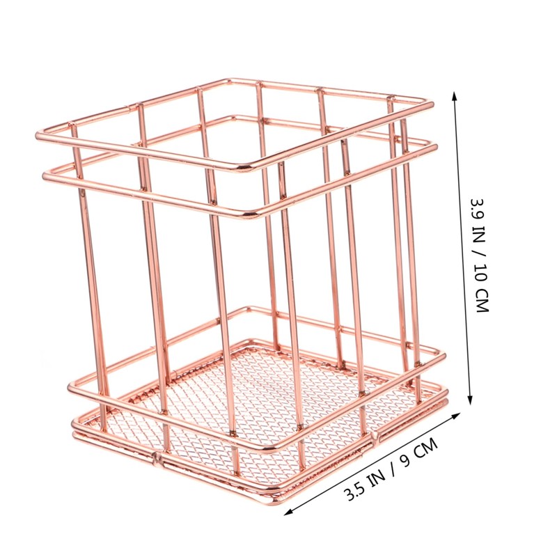 LABRIMP 3pcs Mesh Storage Baskets Set Pen Holder for Organizing