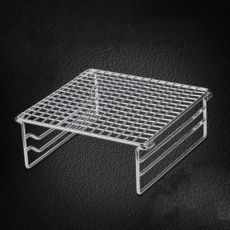 Grill Warming Rack Heavy Duty Stainless SteelGrate Portable Camping Grill