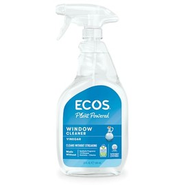 Earth Friendly Products ECOS Window Cleaner with Vinegar, 22-Ounce, (Pack of 3)