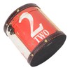 Retro Tissue Box Cylindrical Fashionable PU Leather Wooden Napkin Storage