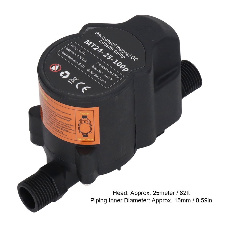 Booster Pump Automatic Water Pressure Shower Boosting Recirculating Wall Mount