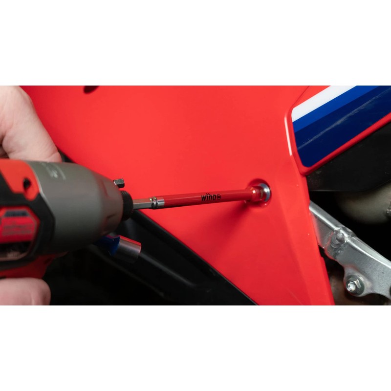 Wiha 70487 6 Piece Color Coded Magnetic Nut Setter Metric