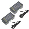 Pack of 2 W3230 AC 110V-220V Digital Temperature Controller, 20A