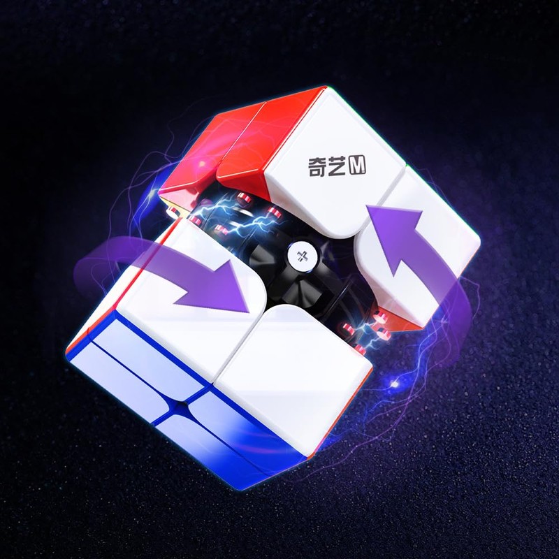HELLOCUBE QY 2x2 Magnetic Speed Cube Stickerless