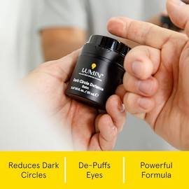 Lumin Crema Facial Contorno de Ojos para Hombres | Tratamiento Antiarrugas disminuye las ojeras y combate los signos de envejecimieto: arrugas, lineas