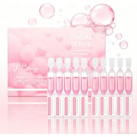 Salmon Pink One Day Serum Salmon Ampolla Intensiva, Colágeno, Glutatión, Ácido Hialurónico - Mejora la Luminosidad de la Piel 0.05 Onzas