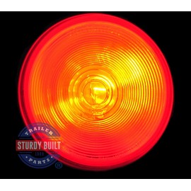 Sturdy Built Round Sealed Incandescent Trailer Light Kit 4 inch Round Three Function