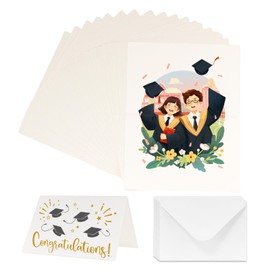 50 Sets Greeting Cards And Envelopes 4X6 Inches,Watercolor Cards And Envelopes Blank Foldable Cardstock Postcard Envelopes White Blank Note Card For Art Painting Diy Greeting Christmas Birthday