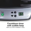Hamilton Beach Dual Breakfast Sandwich Maker with Timer, Ready in