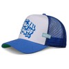 Coastal Clean Up Day White/Blue Trucker Cap, HFT-CleanUpDay-White-Blue-#33469