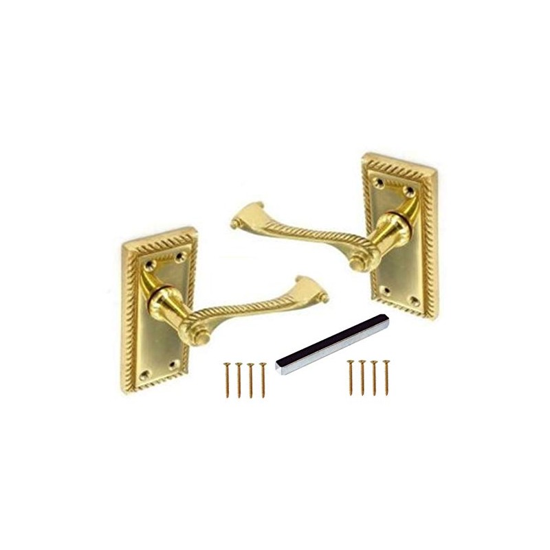 Georgian Lever Handle (4") - Sold in Pairs.