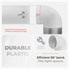HVAC OV 6” Inch Round Duct Elbow 90 Degree for