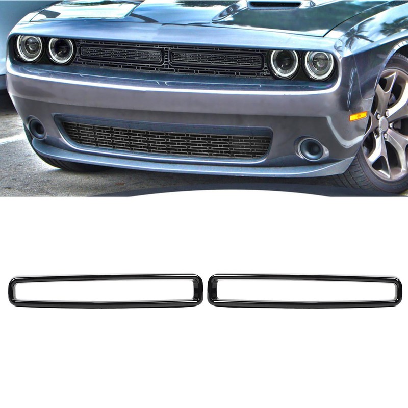 Front Grill Grille Inserts Guards Cover Trim Replacement for Dodge