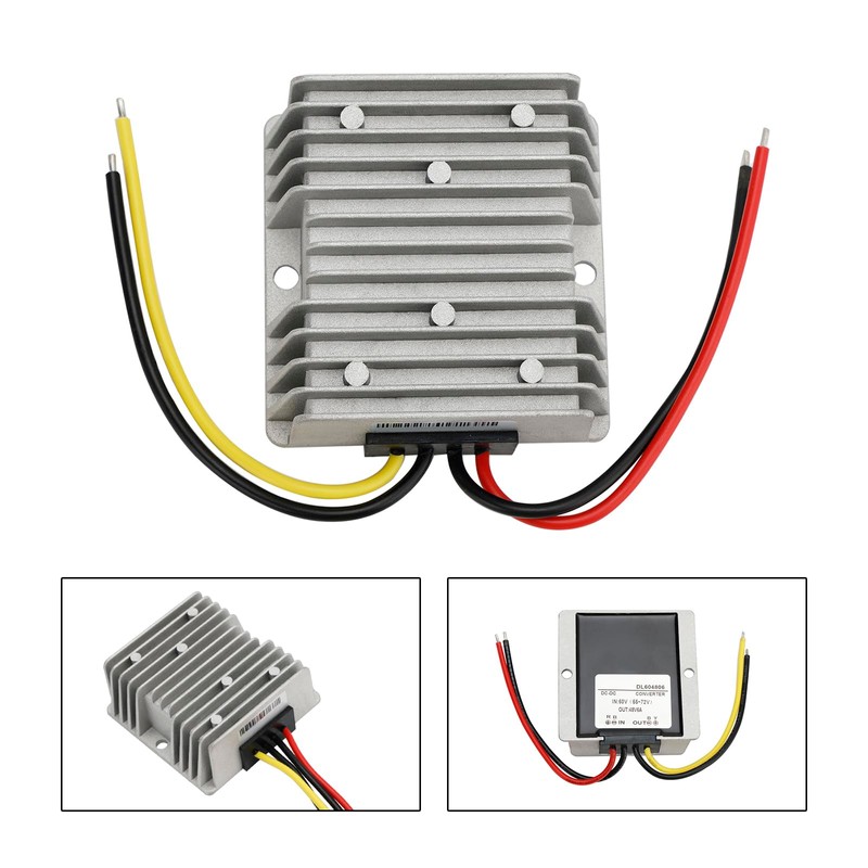 Areyourshop DC/DC Buck Step-Down Module 60V to 48V 6A Power