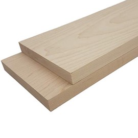 Barrington Hardwoods Maple Lumber Boards 3/4" x 6" (3/4" x 6" x 24") (2pc)