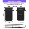 Gaahkai 2-Pack Neoprene Cell Phone Pouch with Neck Lanyard, Fits