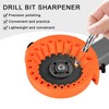 bssmmai Bohrerschärfer Werkzeug, Bohrerschleifgerät Bohrerschärfgerät, Drill Bit Sharpener, 2 bis