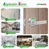 Feeloco Indicator Privacy Lock and Door Lever,Vacant Occupied Bathroom Lock