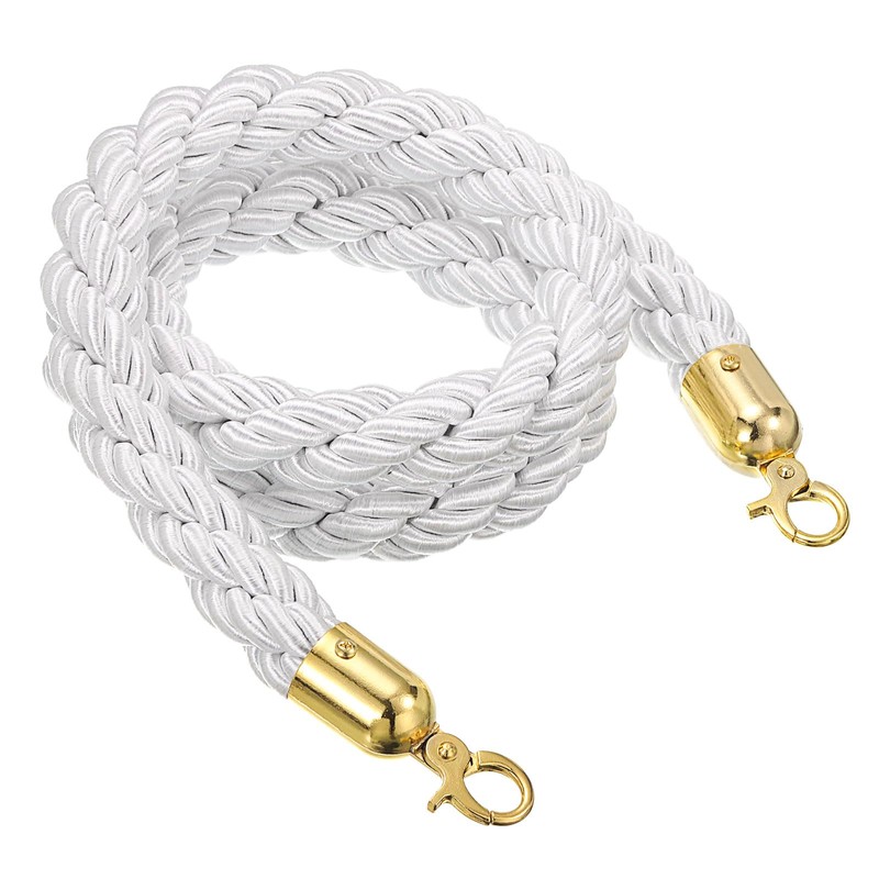 PATIKIL Stanchion Rope, 1.5m/5Ft Barrier Rope Twisted Post Ropes with