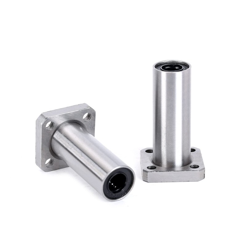 Ruimou 2pcs LMK10UU Longer Model Square Linear Bearing Sliding Unit