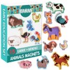 MAGDUM Children's Farm Animal Magnet Set – 15 Large Fridge