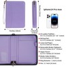 Wason A5 Ring Binder with Zip Portfolio - Faux Leather