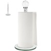 Decorative Paper Towel Holder, Silver Crystal Paper Towel Dispenser, Crushed