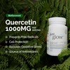 Just Glow Quercetin 500mg 120 Vegan Capsules - Antioxidant Supplement