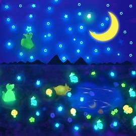 LAWOHO 6 Packs Dinosaurs Slime Kit - Cloud Slime, Butter Slime & Clear Slime, Crunchy Slime with Dinosaurs Slime Add-ins, Fluffy Slime Kits for Girls & Boys, 360ml Blue & Green Easter Slime Making Kit