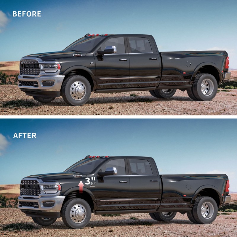 3" Front Leveling Lift Kit for 2014-2023 ram 2500 4WD,