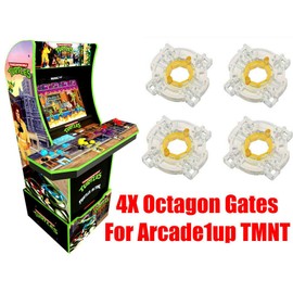 Alvatron Set of 4 Octagon Gates for Arcade1up Arcade Octagonal Restrictor Plates Mod